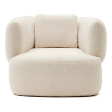 Cream Penelope Boucle Armchair